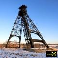 Tuerkschacht im Revier Schneeberg - Neustaedtel, Erzgebirge, Sachsen - 8. Februar 2023 (1).JPG